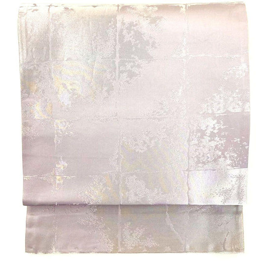 4922# Japanese Vintage Fukuro Obi Belt Kimono Fabric Silk Traditional Purple