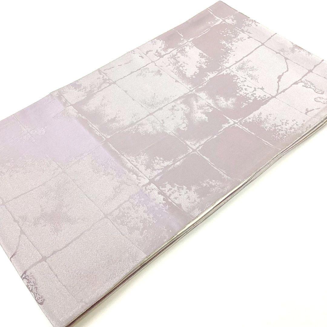 4922# Japanese Vintage Fukuro Obi Belt Kimono Fabric Silk Traditional Purple