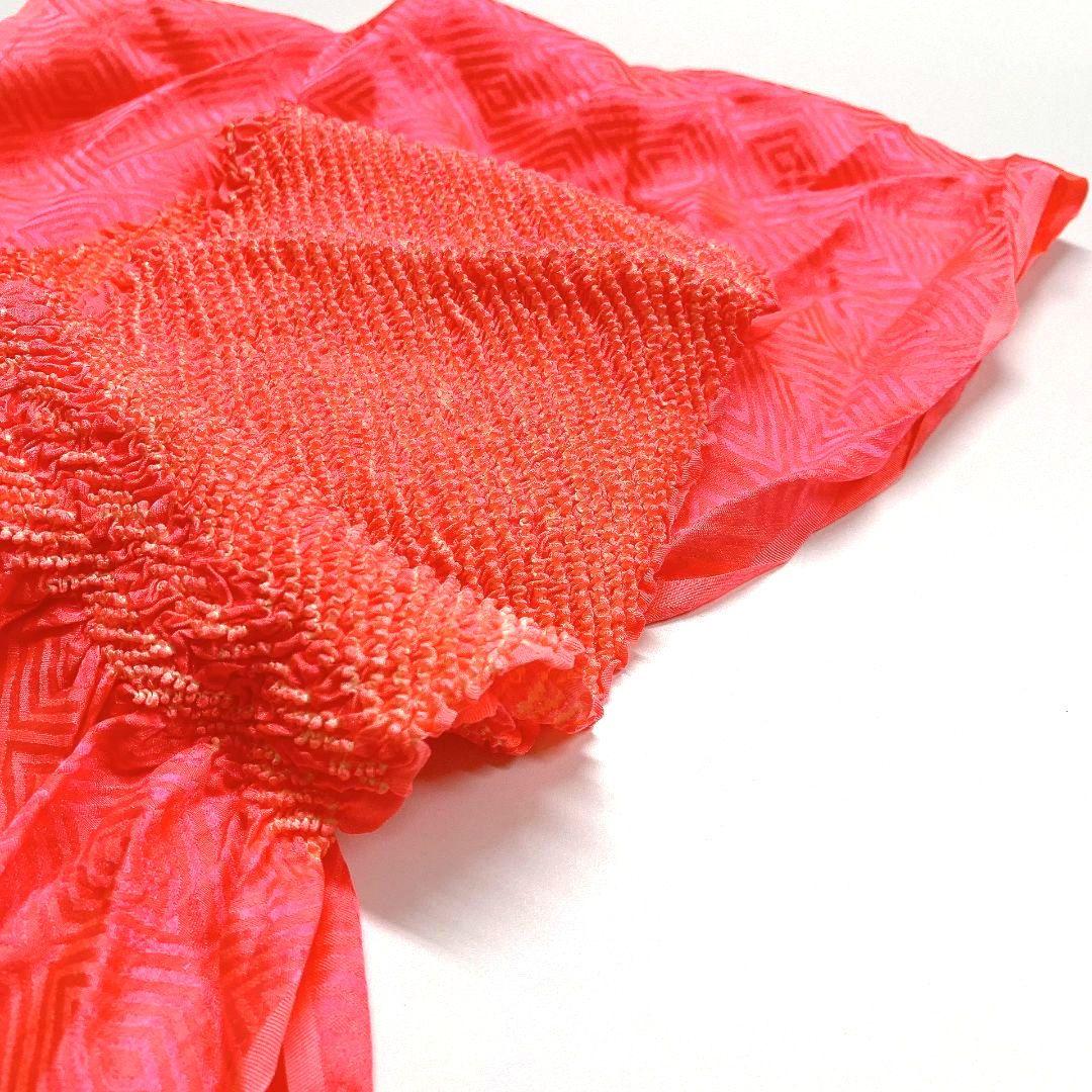 3367# Japanese Kimono Accessory Obiage and Obijime 2-piece Set Silk Shibori