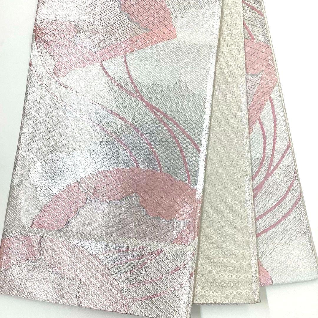 4265# Japanese Vintage Fukuro Obi Belt Kimono Fabric Silk Traditional Untailored