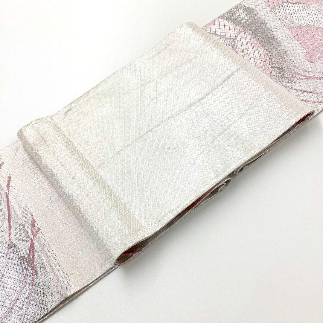 4265# Japanese Vintage Fukuro Obi Belt Kimono Fabric Silk Traditional Untailored