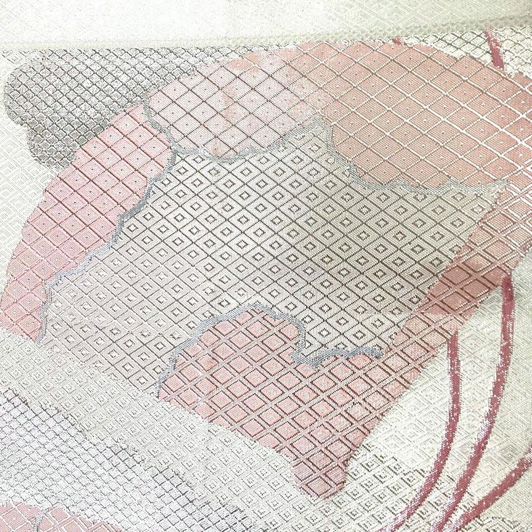 4265# Japanese Vintage Fukuro Obi Belt Kimono Fabric Silk Traditional Untailored