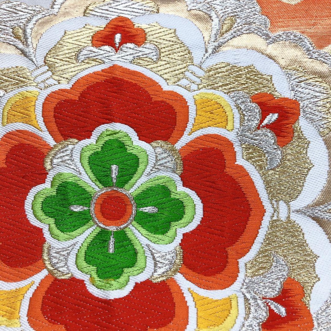 3325# Japanese Vintage Fukuro Obi Belt Kimono Fabric Silk Traditional