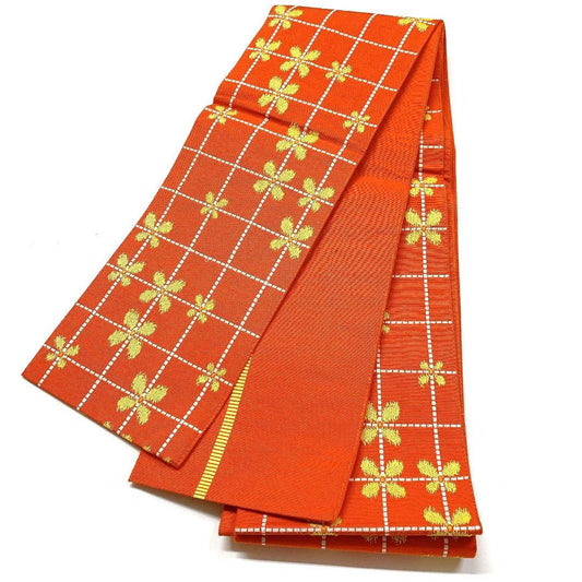 5016# Japanese Vintage Hanhaba Obi Belt Kimono Fabric Yukata Women's Traditional