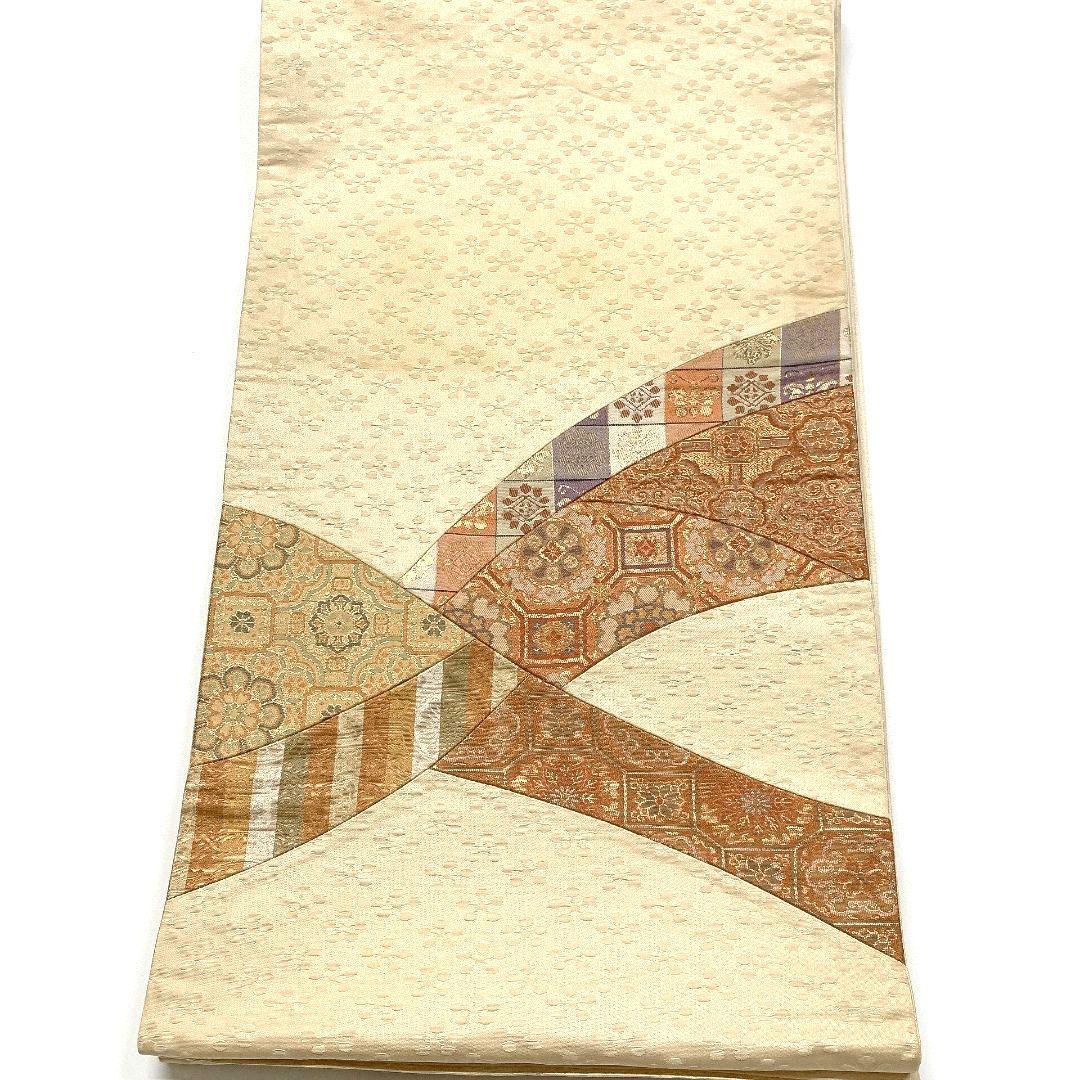 3293# Japanese Vintage Fukuro Obi Belt Kimono Fabric Silk Traditional
