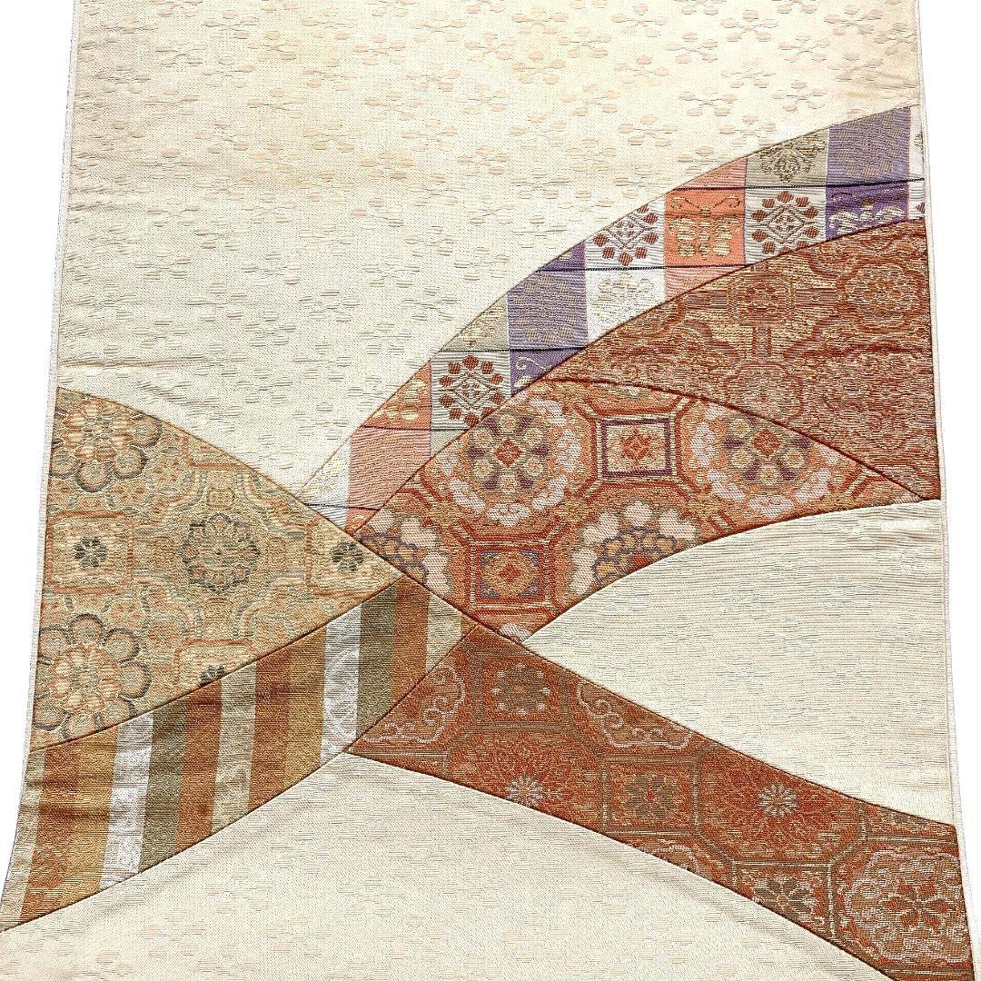 3293# Japanese Vintage Fukuro Obi Belt Kimono Fabric Silk Traditional