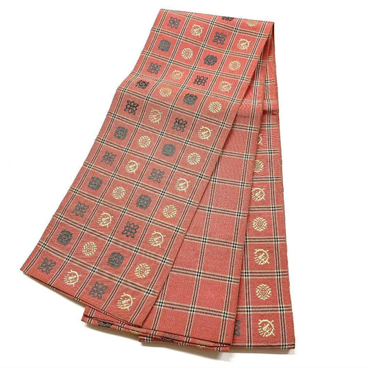 5004# Japanese Vintage Hanhaba Obi Belt Kimono Fabric Yukata Women's Traditional