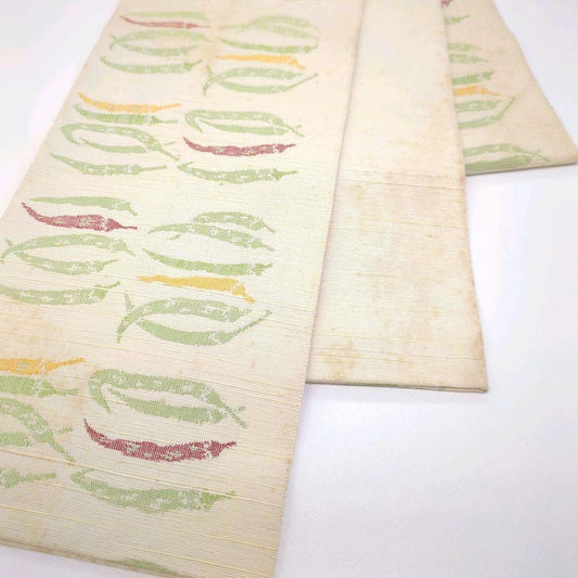 2394# Japanese Vintage Hanhaba Obi Belt Kimono Fabric Yukata Women's Traditional