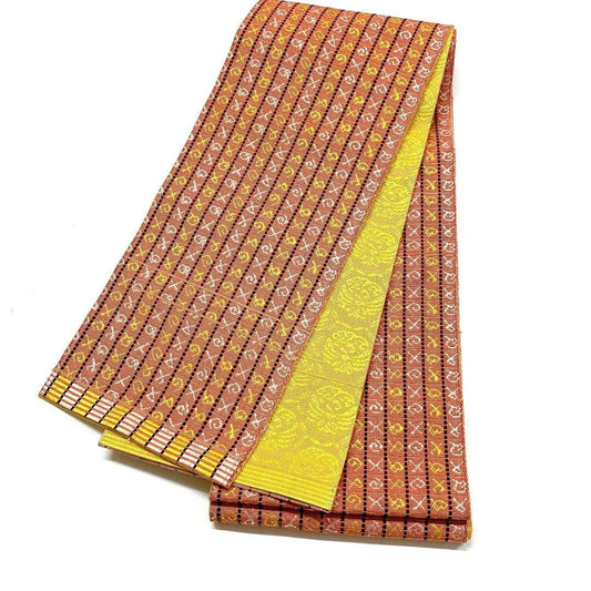 5011# Japanese Vintage Hanhaba Obi Belt Kimono Fabric Yukata Women's Traditional