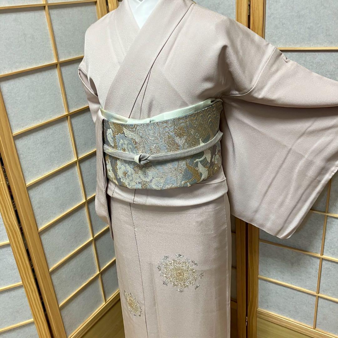 4413# Japanese Tomesode Kimono Vintage Womens Silk Fabric Robe Kimono only sold