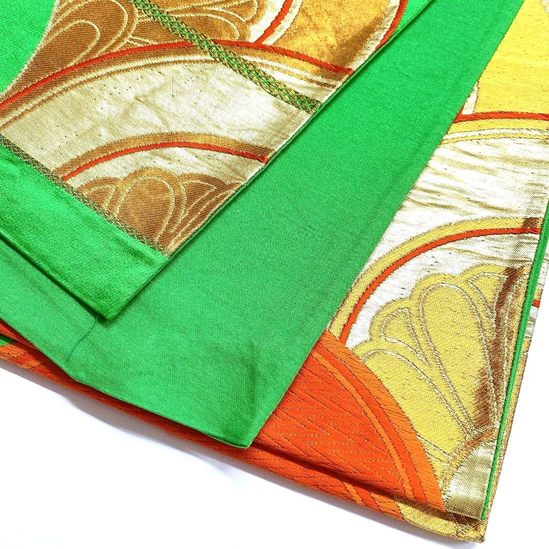 2158# Japanese Vintage Fukuro Obi Belt Kimono Fabric Silk Traditional Untailored
