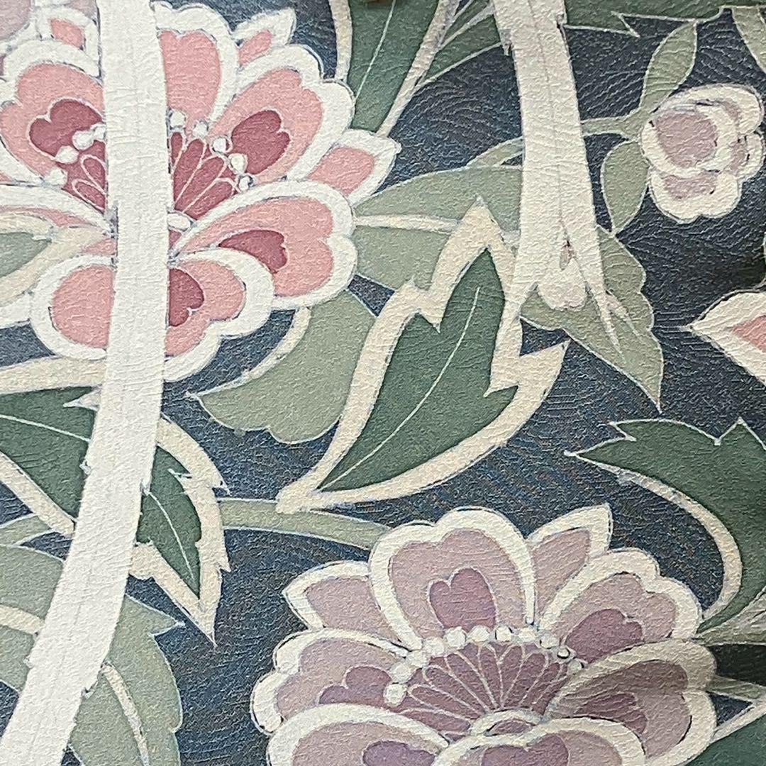 4424# Japanese Tomesode Kimono Vintage Womens Silk Fabric Robe Kimono only sold
