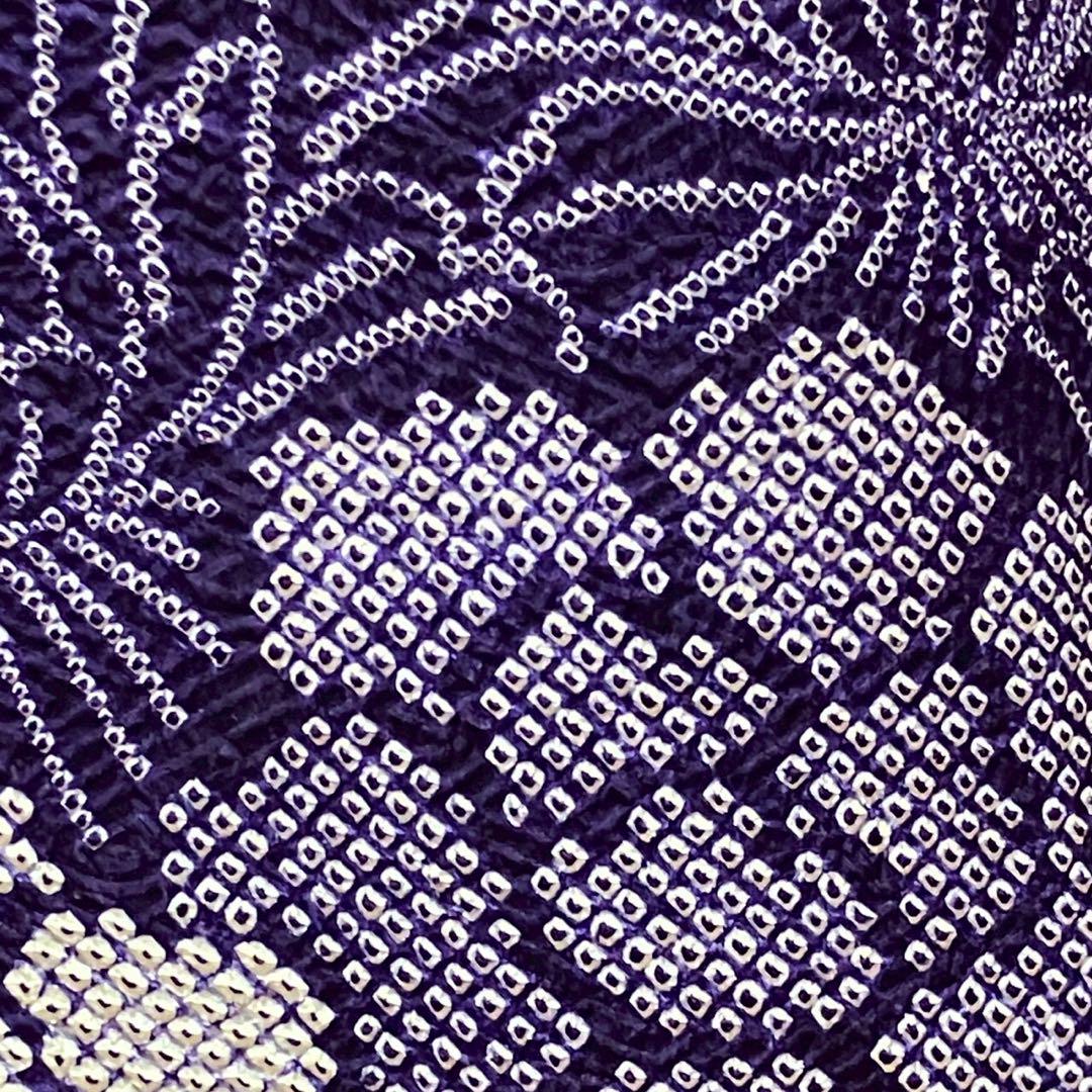 4357# Japanese Vintage Furisode Kimono Obi Obijime Obiage 4-Piece Set Silk Robe