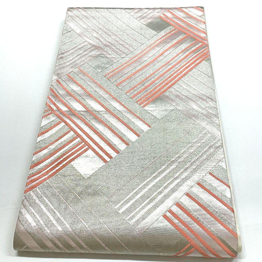 4462# Japanese Vintage Fukuro Obi Belt Kimono Fabric Silk Traditional