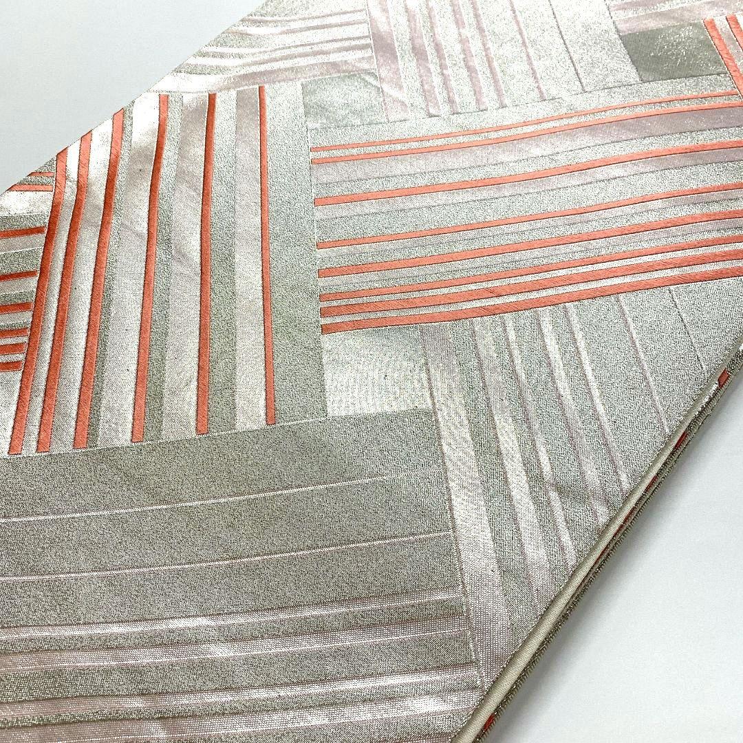 4462# Japanese Vintage Fukuro Obi Belt Kimono Fabric Silk Traditional