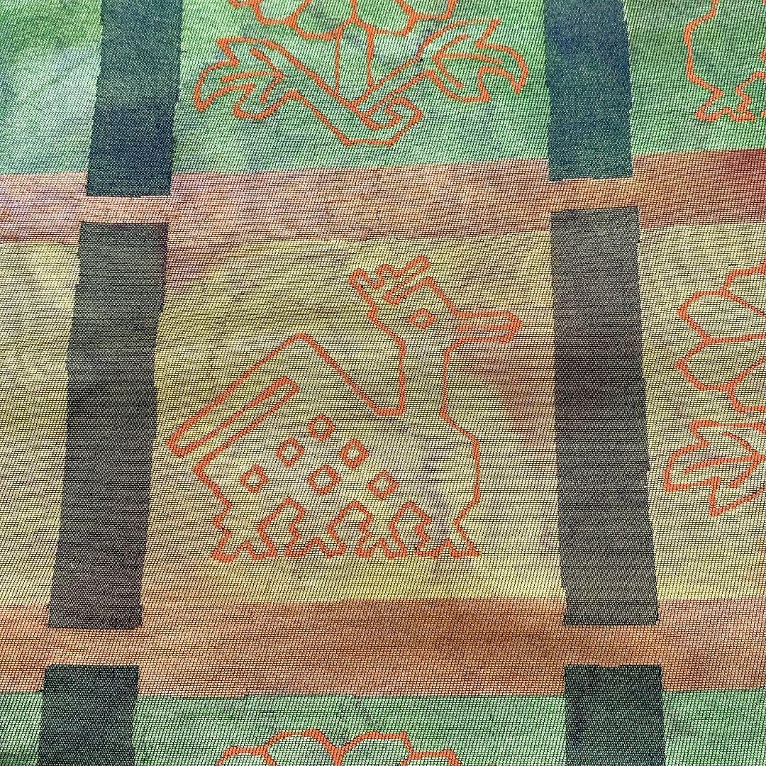3279# Japanese Vintage Fukuro Obi Belt Kimono Fabric Silk Traditional