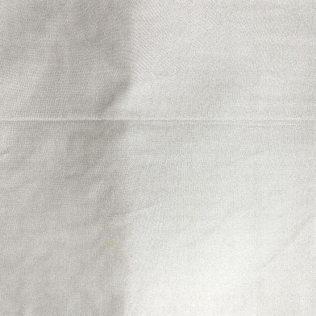 5071# Japanese Vintage Fukuro Obi Belt Kimono Fabric Silk Traditional Silver