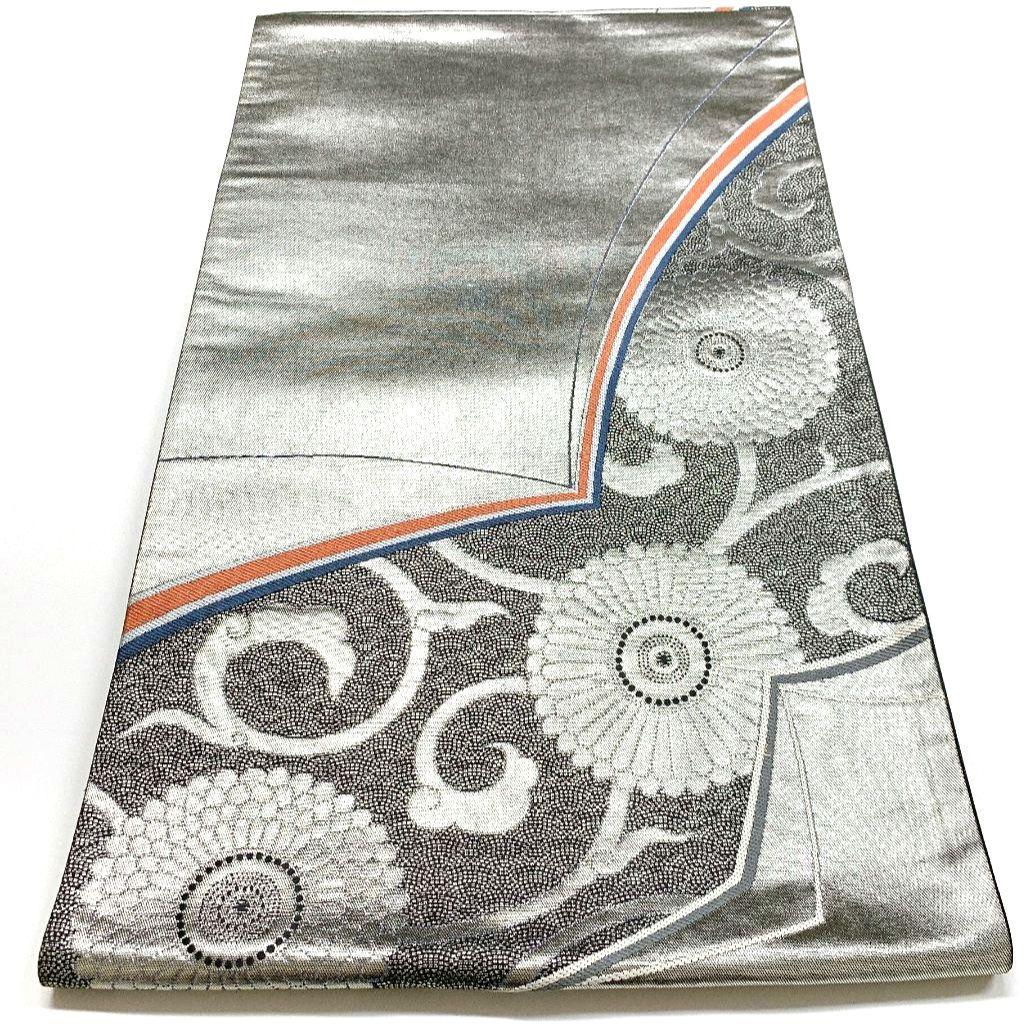 4516# Japanese Vintage Fukuro Obi Belt Kimono Fabric Silk Traditional