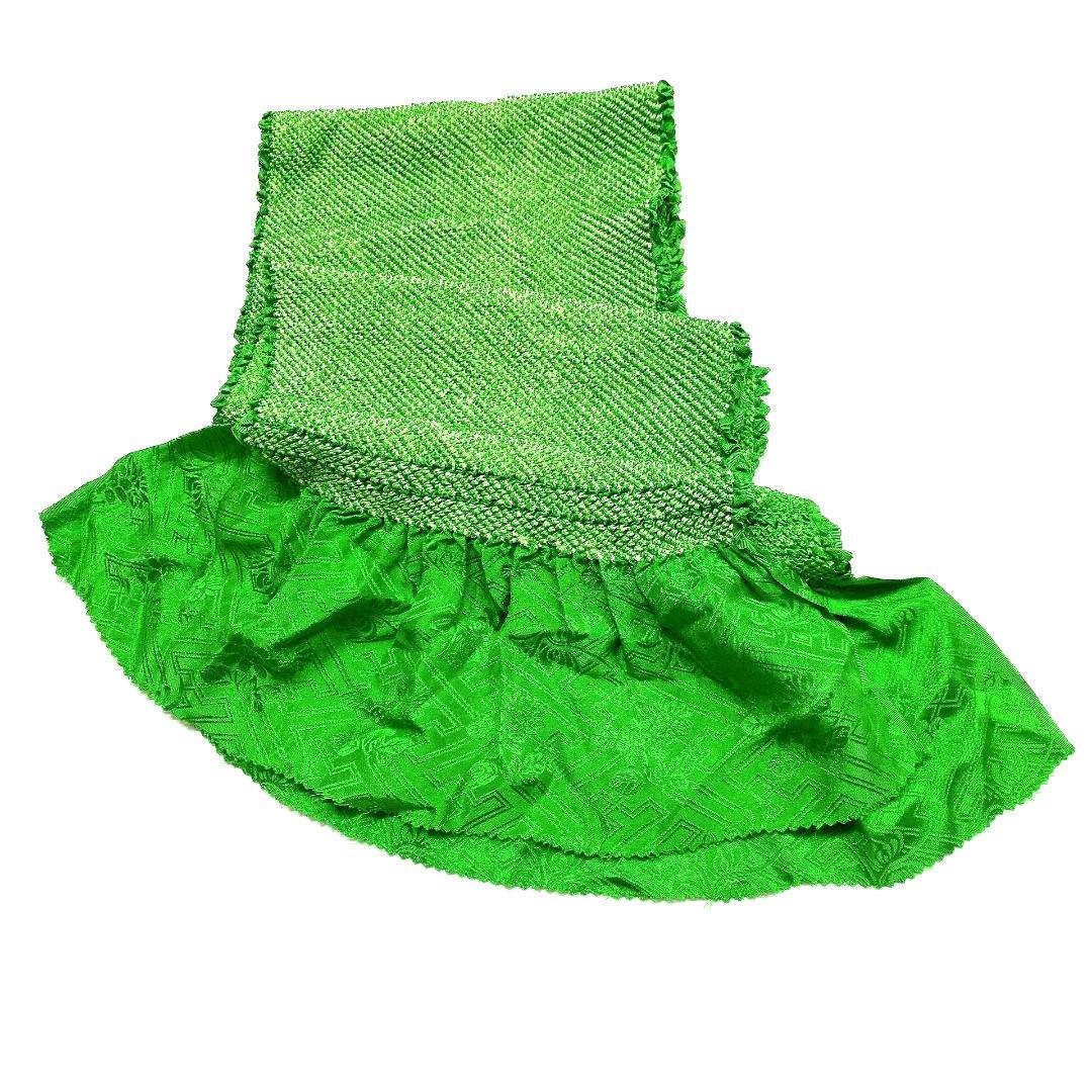 4202# Japanese Kimono Accessory Obiage and Obijime 2-piece Set Silk Shibori