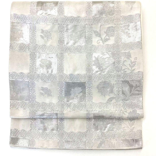 4269# Japanese Vintage Fukuro Obi Belt Kimono Fabric Silk Traditional Untailored