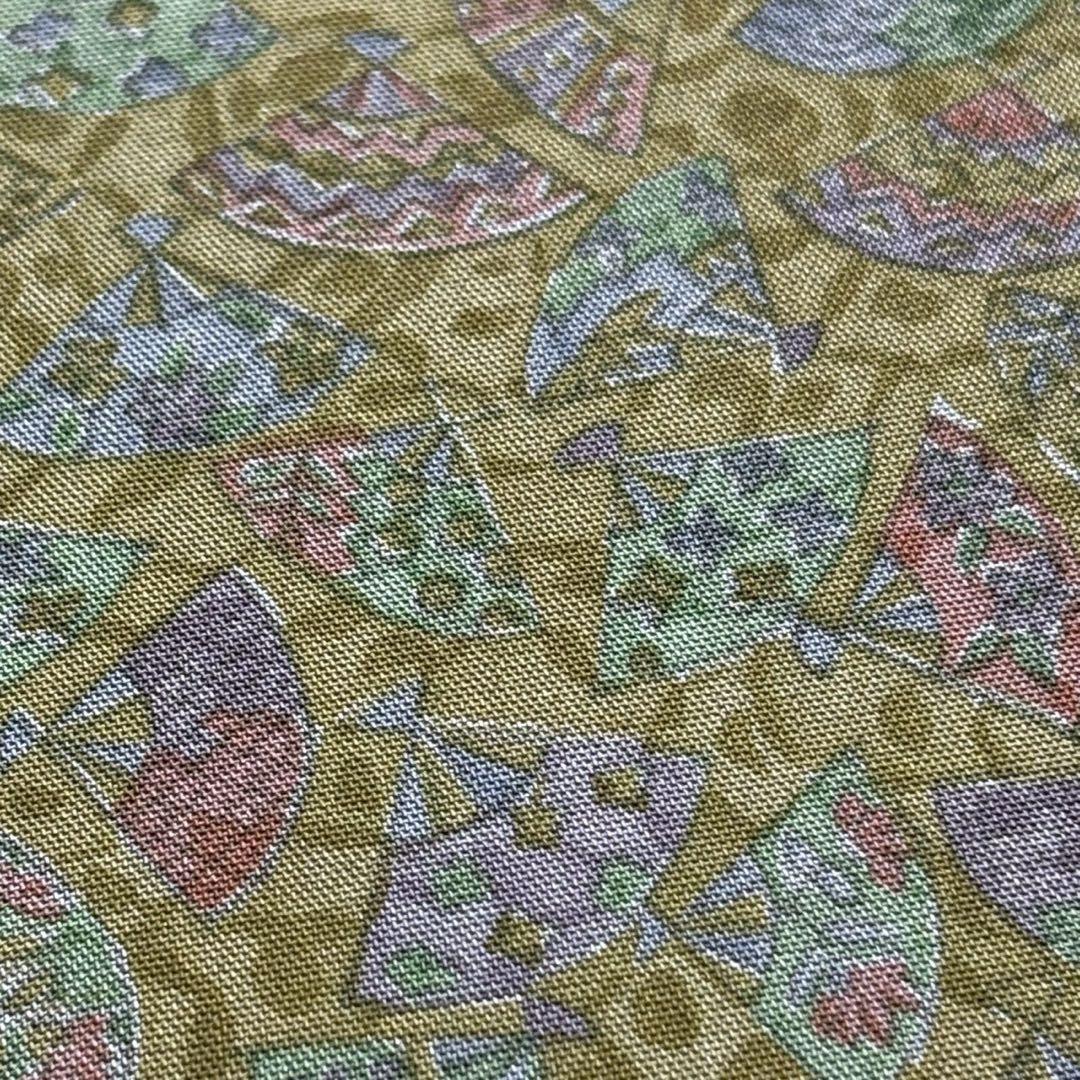 6167# Japanese Vintage Fukuro Obi Belt Kimono Fabric Silk Traditional Untailored　