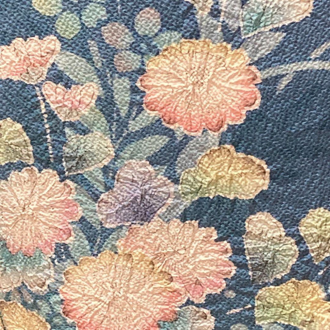3119# Japanese Kimono Vintage Womens Silk Fabric Robe Kimono only sold Unused