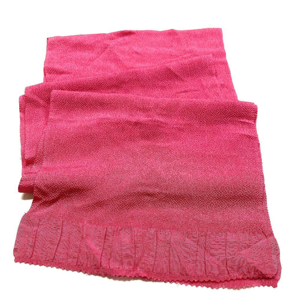 4595# Japanese Kimono Accessory Vintage Obiage and Obijime 2-piece Set Silk