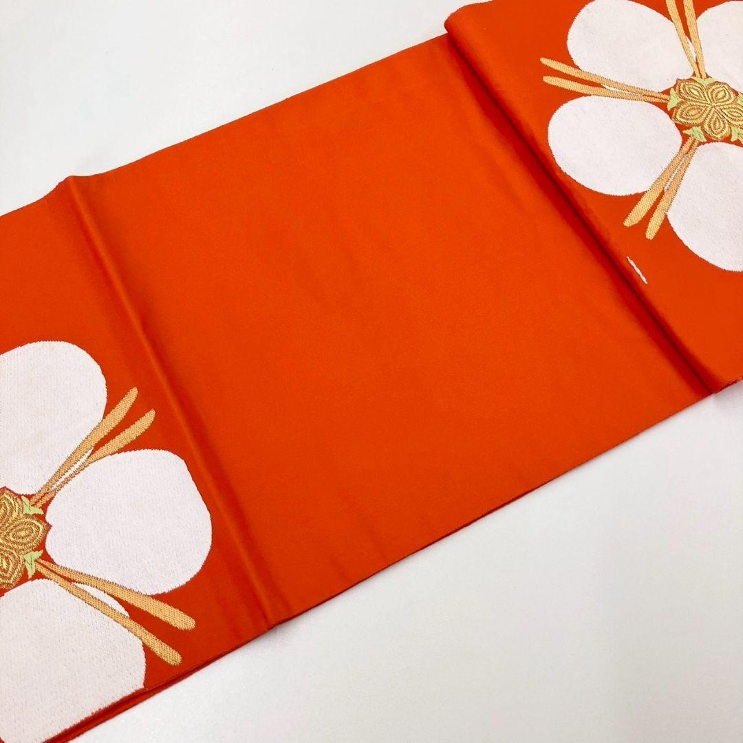 3582# Japanese Vintage Fukuro Obi Belt Kimono Fabric Silk Traditional