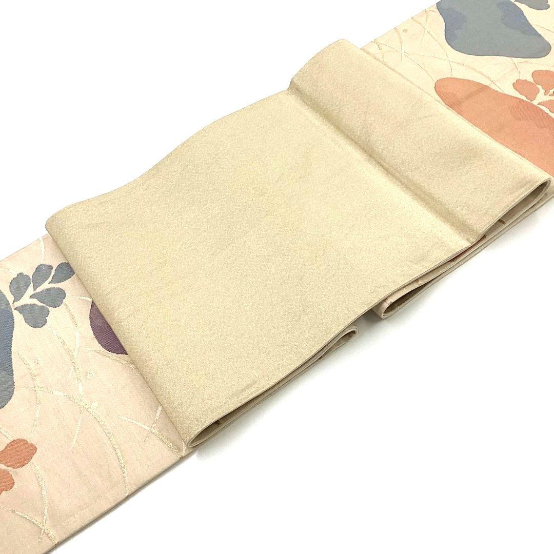 4294# Japanese Vintage Fukuro Obi Belt Kimono Fabric Silk Traditional Untailored