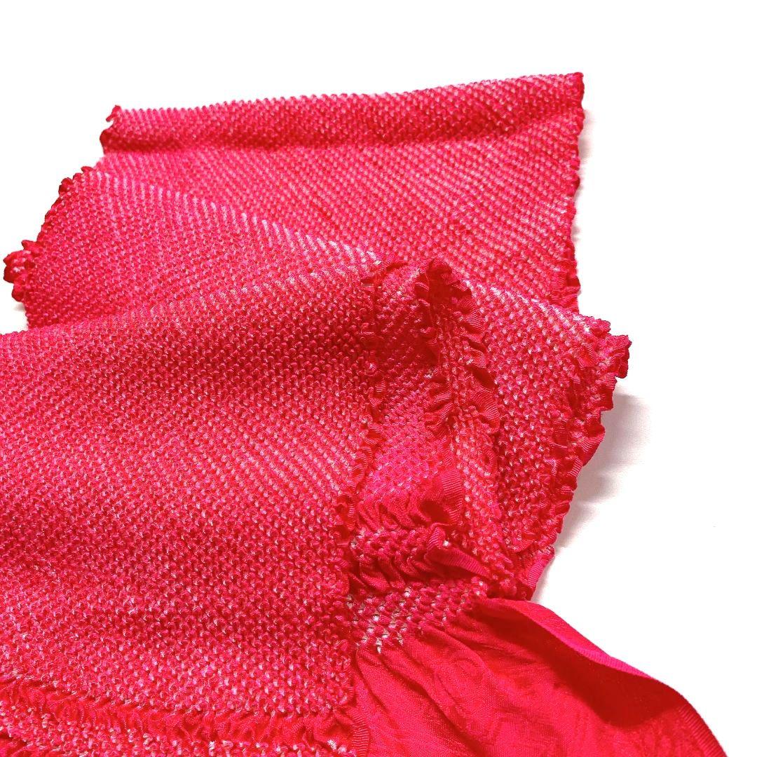 3374# Japanese Kimono Accessory Obiage and Obijime 2-piece Set Silk Shibori