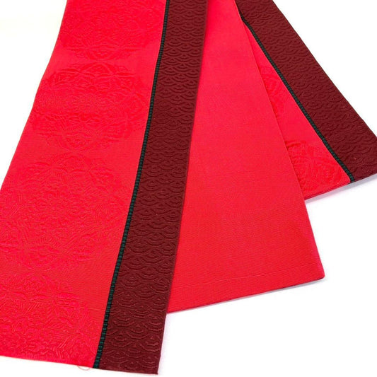 2370# Japanese Vintage Hanhaba Obi Belt Kimono Fabric Yukata Women's Traditional
