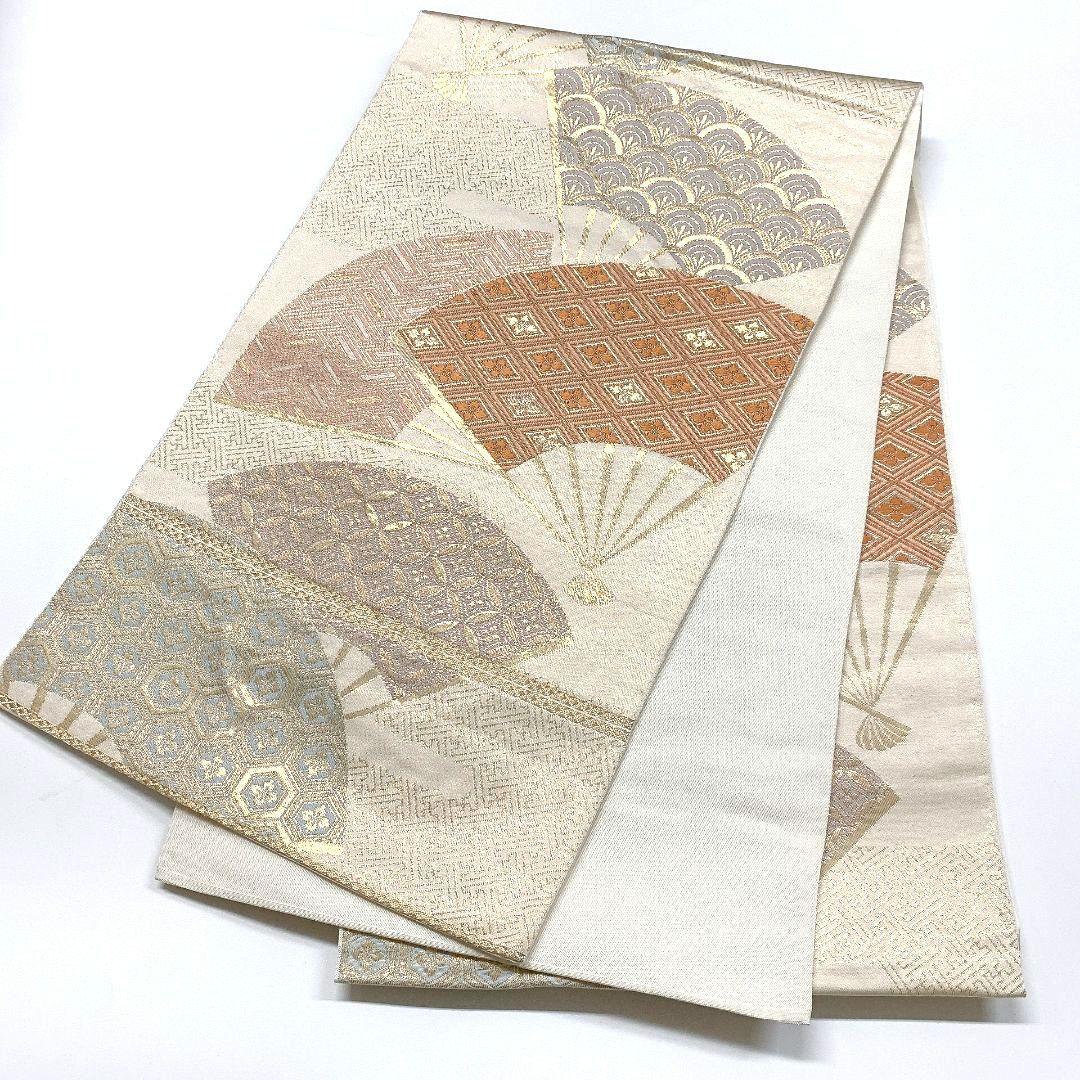 5061# Japanese Vintage Fukuro Obi Belt Kimono Fabric Silk Traditional