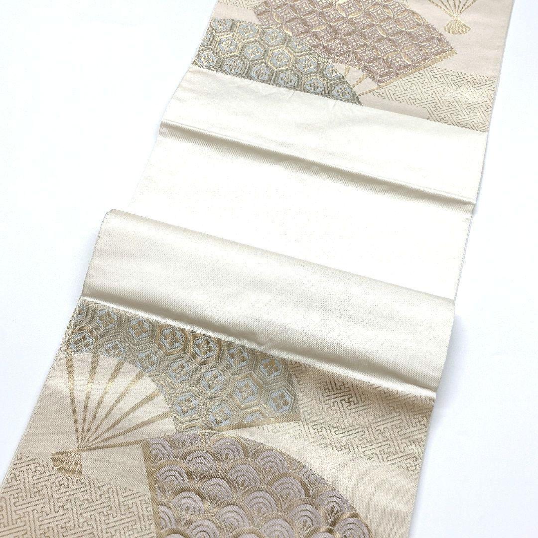 5061# Japanese Vintage Fukuro Obi Belt Kimono Fabric Silk Traditional