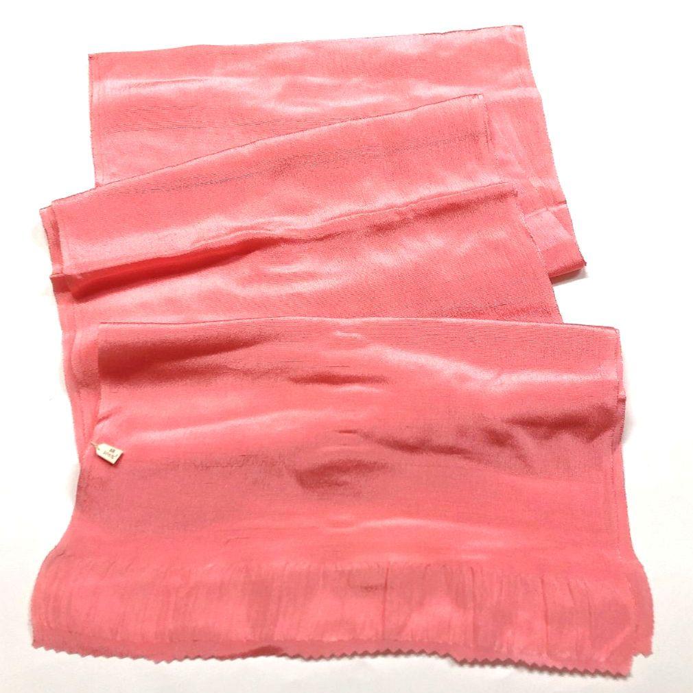 4581# Japanese Kimono Accessory Vintage Obiage and Obijime 2-piece Set Silk