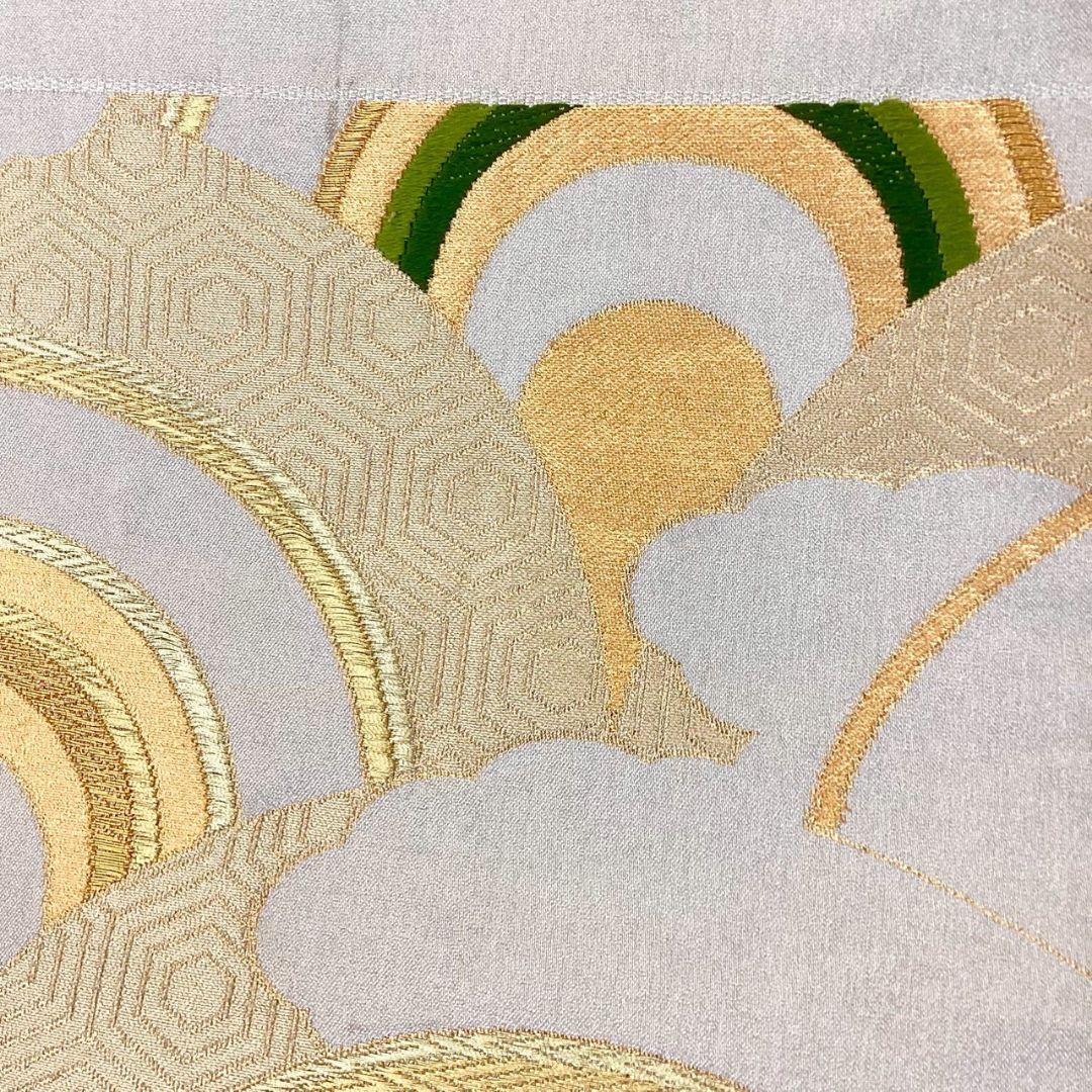4230# Japanese Vintage Fukuro Obi Belt Kimono Fabric Silk Traditional Embroidery