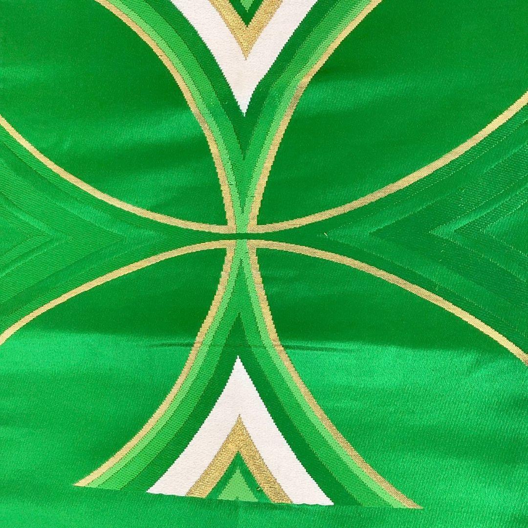 4273# Japanese Vintage Fukuro Obi Belt Kimono Fabric Silk Traditional Untailored