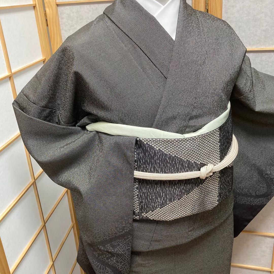 0233# Japanese Kimono only sold Vintage Womens Silk Fabric Robe Unlined kimono