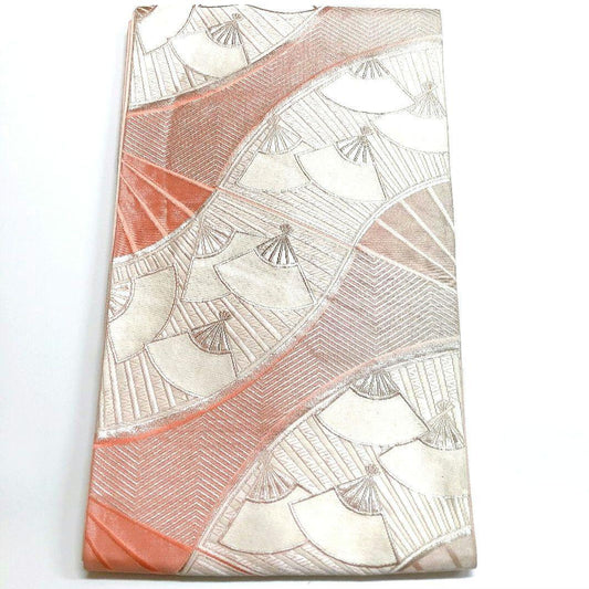 2738# Japanese Vintage Fukuro Obi Belt Kimono Fabric Silk Traditional