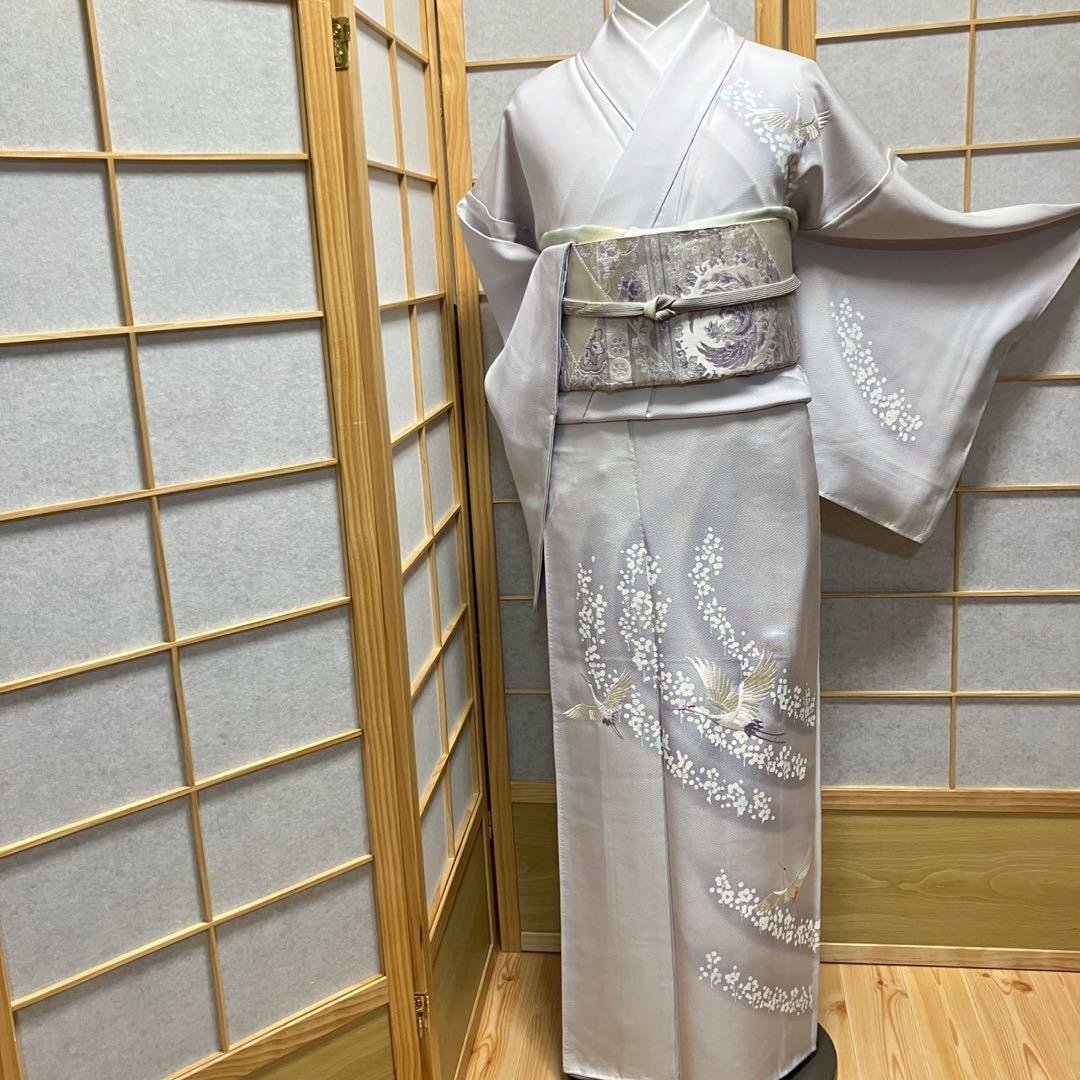7216# Japanese Kimono Vintage Womens Silk Fabric Robe Kimono only sold