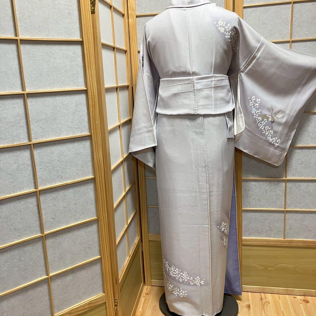 7216# Japanese Kimono Vintage Womens Silk Fabric Robe Kimono only sold