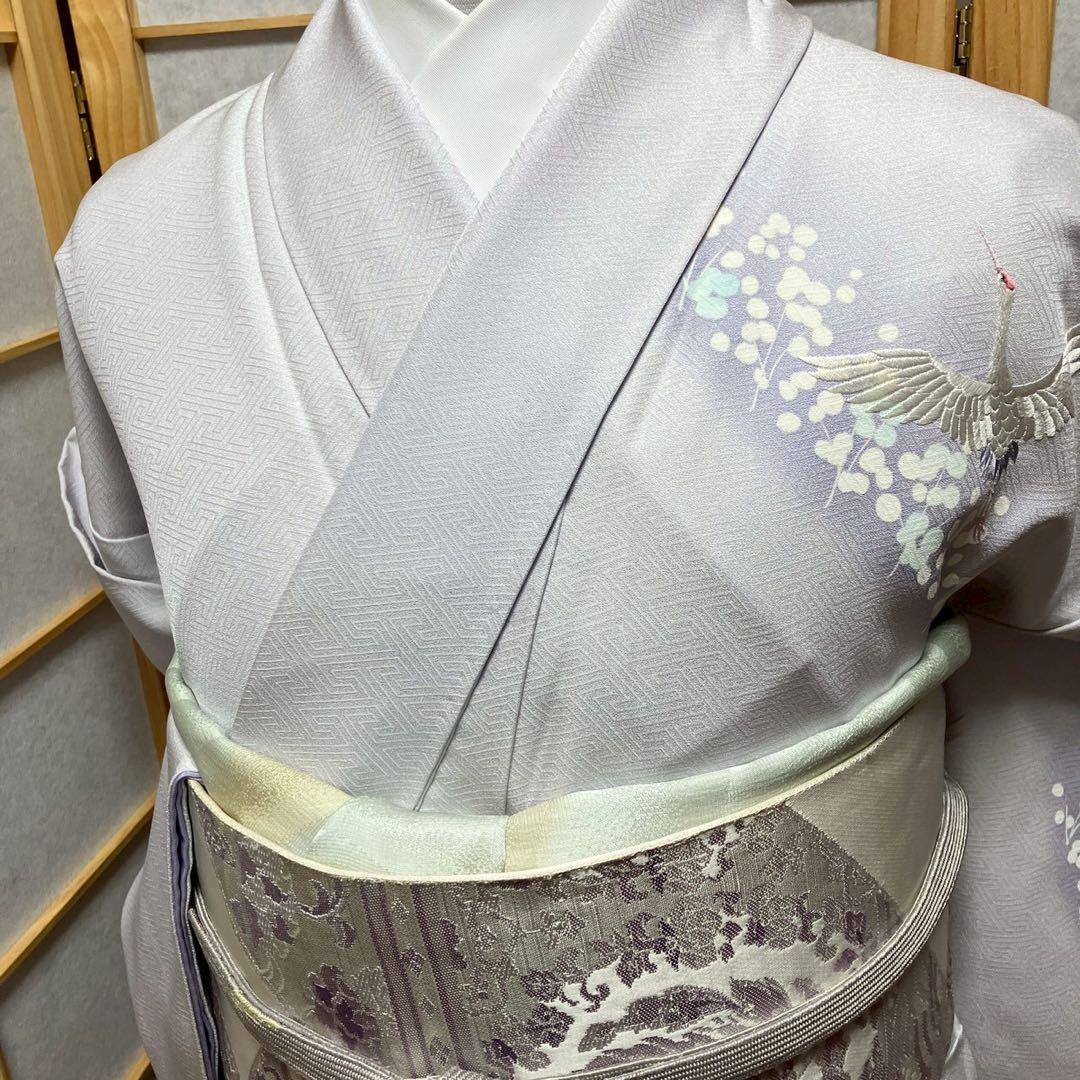 7216# Japanese Kimono Vintage Womens Silk Fabric Robe Kimono only sold