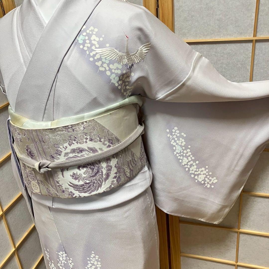 7216# Japanese Kimono Vintage Womens Silk Fabric Robe Kimono only sold