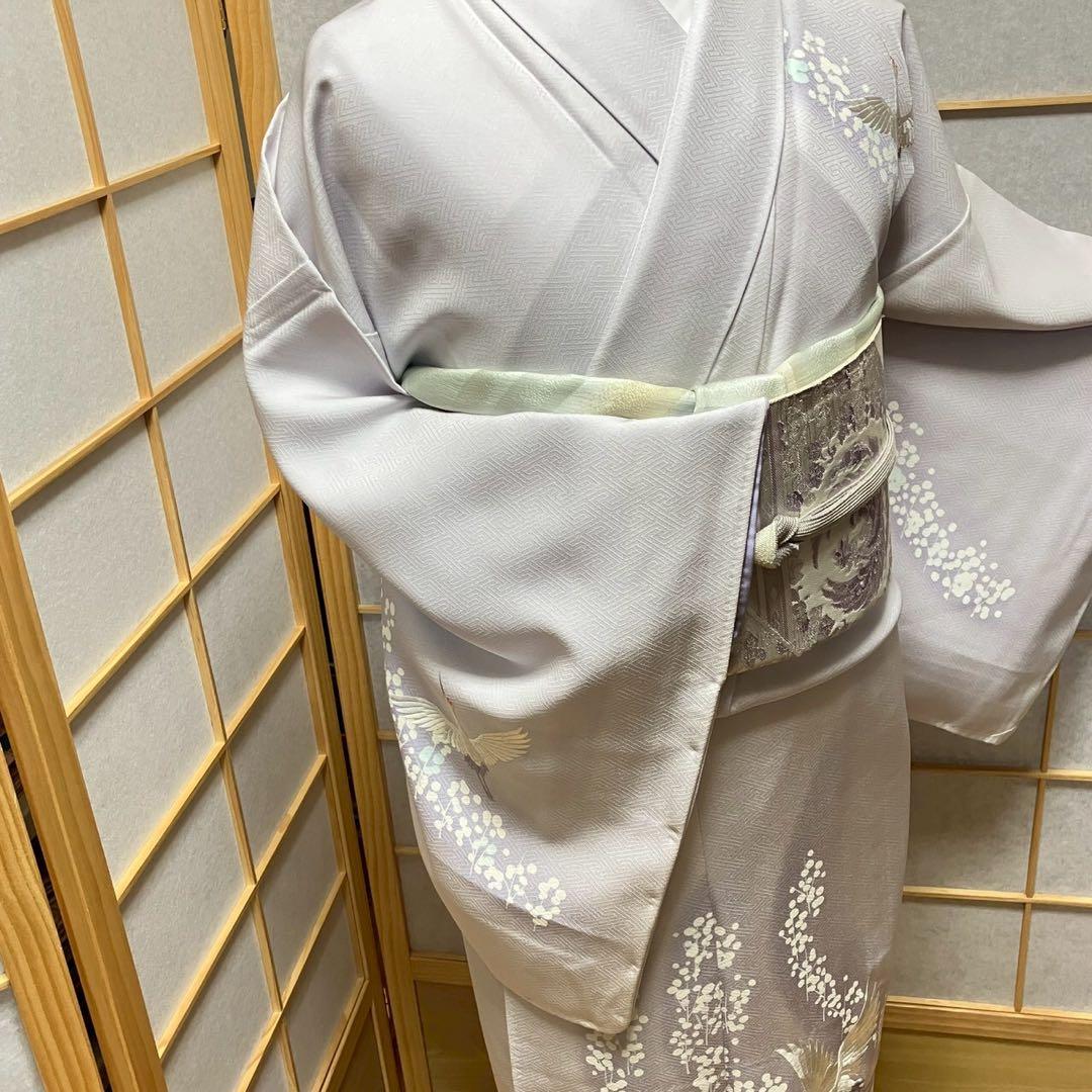 7216# Japanese Kimono Vintage Womens Silk Fabric Robe Kimono only sold