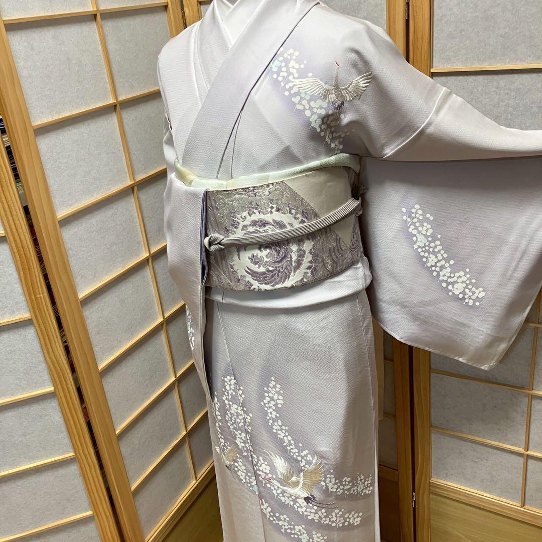 7216# Japanese Kimono Vintage Womens Silk Fabric Robe Kimono only sold