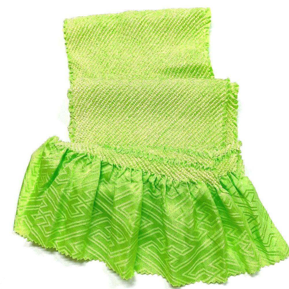 4679# Japanese Kimono Accessory Obiage and Obijime 2-piece Set Silk Shibori