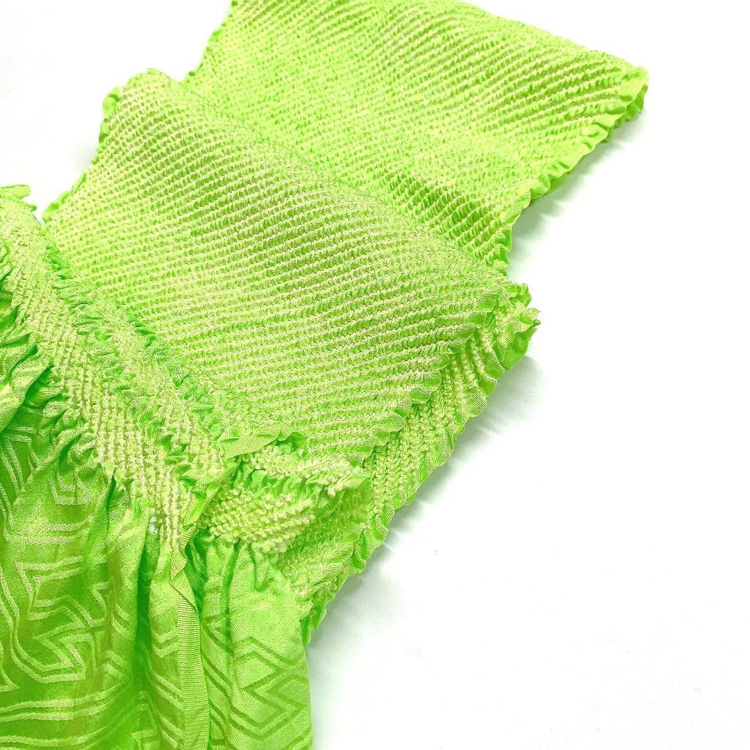 4679# Japanese Kimono Accessory Obiage and Obijime 2-piece Set Silk Shibori