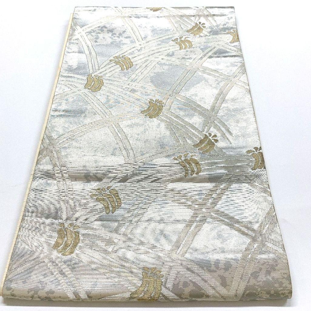 4453# Japanese Vintage Fukuro Obi Belt Kimono Fabric Silk Traditional Untailored