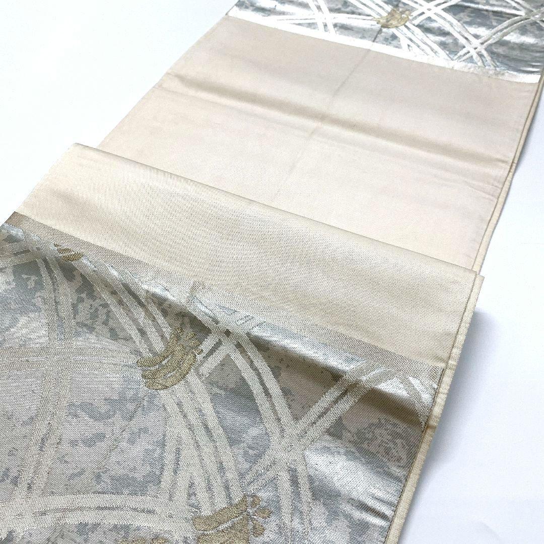 4453# Japanese Vintage Fukuro Obi Belt Kimono Fabric Silk Traditional Untailored