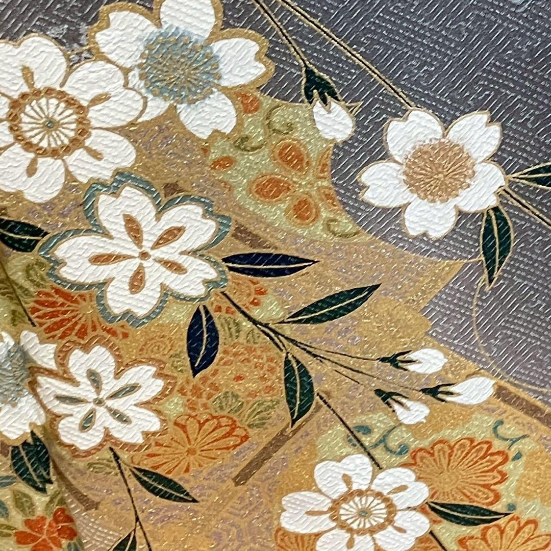 8082# Japanese Kimono Vintage Womens Silk Fabric Robe Kimono only sold