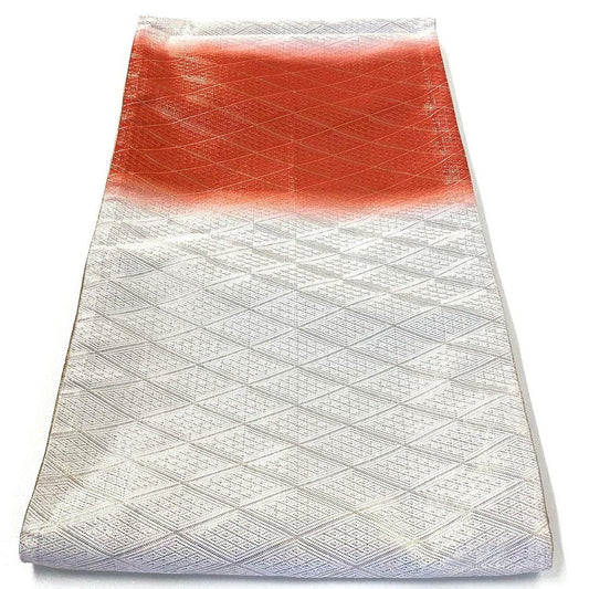 4895# Japanese Vintage Fukuro Obi Belt Kimono Fabric Silk Traditional Untailored